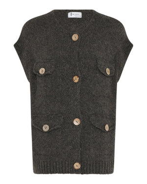 InekeTT Sleeveless Cardigan