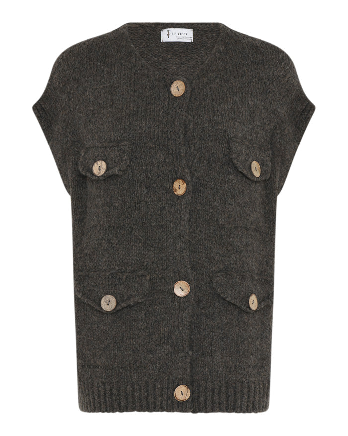 InekeTT Sleeveless Cardigan