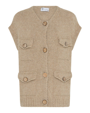 InekeTT Sleeveless Cardigan